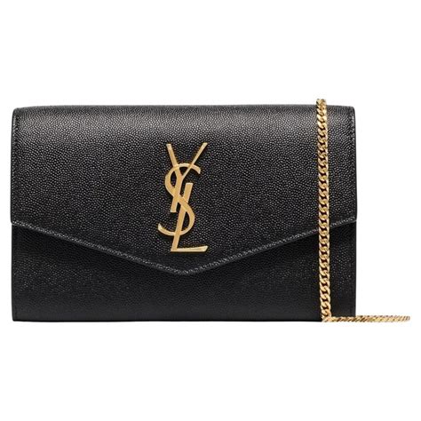 ysl wallet on chain grain de poudre|UPTOWN CHAIN WALLET IN GRAIN DE POUDRE EMBOSSED .